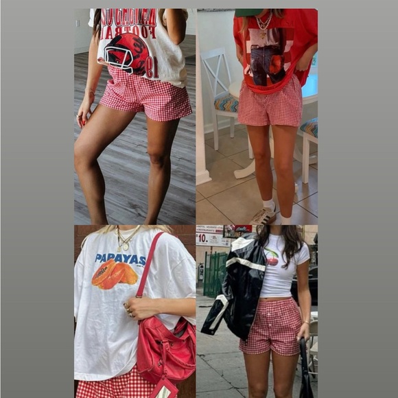 Vintage Ralph Lauren plaid red short - Picture 1 of 5